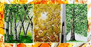 Paint a Line and Wash Autumnal Treescape Workshop