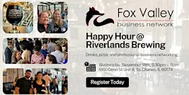 Fox Valley Business Network: Happy Hour @ Riverlands Brewing (November 18)
