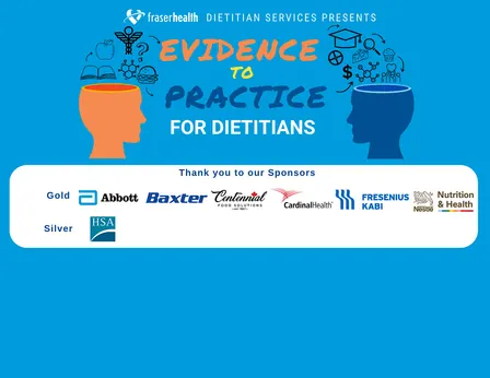 Evidence to Practice for Dietitians