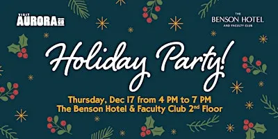 A Toast to Aurora: Holiday Celebration