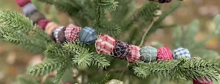 Holiday Scrap Fabric Garland Workshop