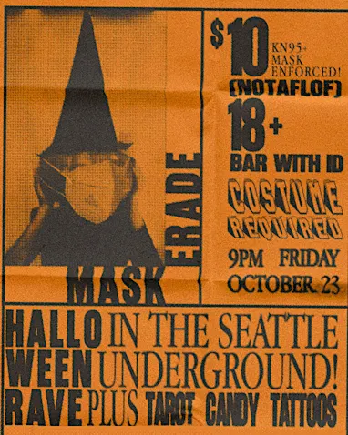 MASKERADE: queer Halloween party (MASKS REQUIRED)
