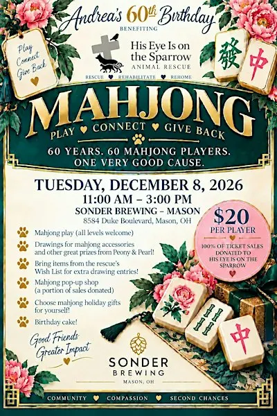 Andrea's 60th Birthday Mahjong Benefit