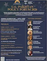 U.S. - Pakistan Policy Forum