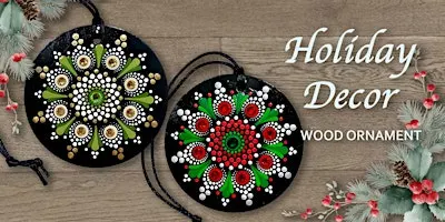 Mandala Dot Painting - Holiday Decor