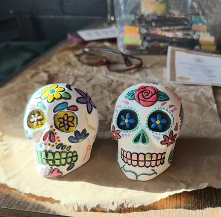 Sugar Skull Painting at Dos Santos COS