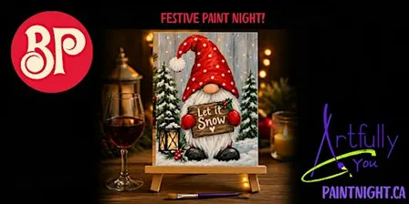 16the December Paint Night at Boston Pizza, Waterdown