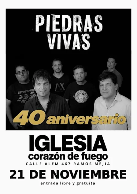Piedras Vivas 40 años