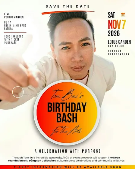 Tom's Birthday Bash for the Arts — A Celebration With Purpose