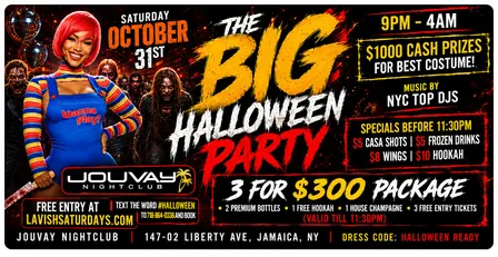 BIG HALLOWEEN PARTY |  REGGAE AND SOCA PARTY