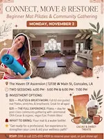 Connect, Move & Restore: Beginner Mat Pilates