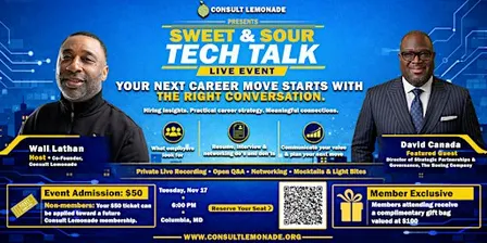Sweet & Sour Tech Talk: An Exclusive Live Event with David Canada