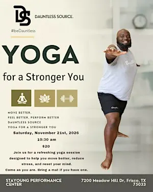 Yoga for A Stronger You!