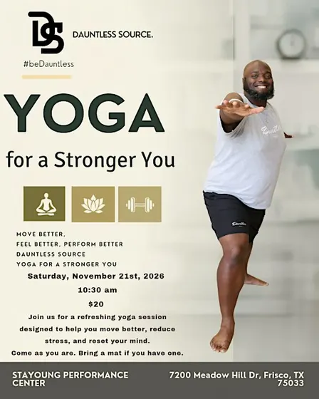 Yoga for A Stronger You!