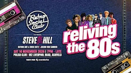 Retro Social Club at Polish Club Ashfield