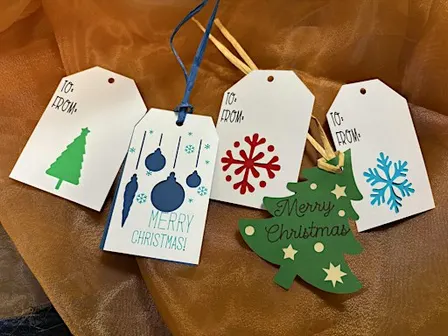 Come and Try: Cricut Christmas gift tags - Hub Library