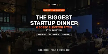 Startalyst - The Biggest Startup Dinner & 60sec Elevator Pitch of Web Sum