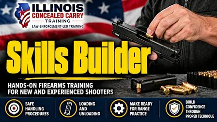 8 Hour - Handgun Skills Builder - Live Fire- 7:30 A.M. to 3:30 P.M.
