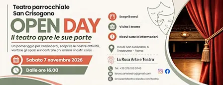 Open Day | La Rosa Arte e Teatro – Trastevere