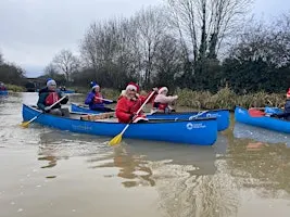 Festive Canoeing at Foxton Locks