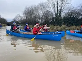 Festive Canoeing at Foxton Locks