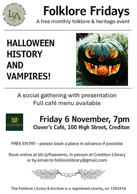 Halloween History and Vampires (Folklore Friday)
