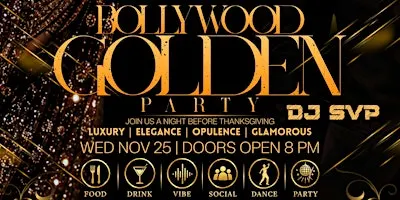 Bollywood Golden Party at The O Lounge - Luxury Vibe (Greenhouse VA)