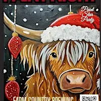 Christmas Cow Paint Night in Langley at Farm Country!