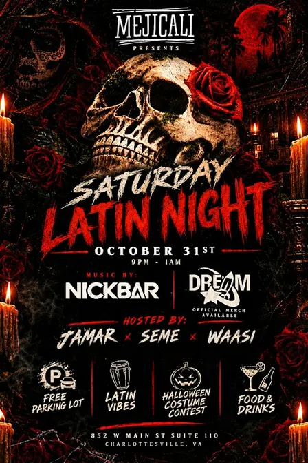 Halloween Party & Latin Night