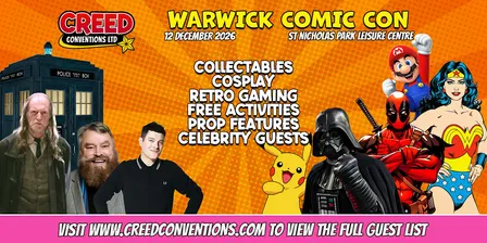 Warwick Creed Comic Con - December2026