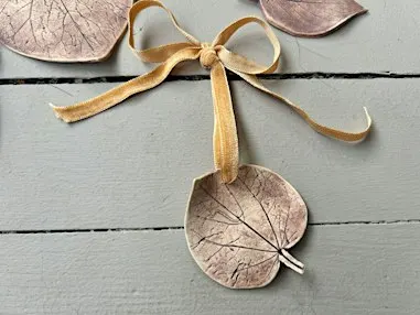 Ceramic Leaf Ornament Workshop