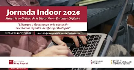 Jornada Indoor 2026  Maestría Gestión de la Educación en entornos digitales