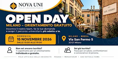 Open Day Universitario Milano - Orientamento Gratuito | Nova Uni