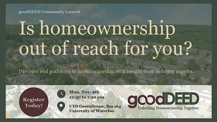 Join the conversation: goodDEED, Unlocking Homeownership Together!