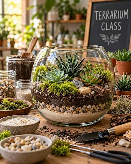 Succulent Terrariums: Live plants in a world of your design