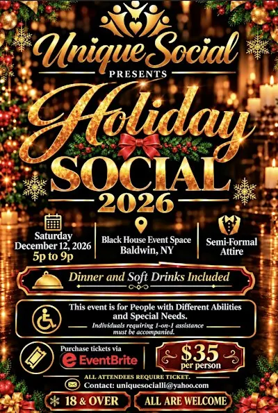 Unique Social Presents Holiday Social 2026