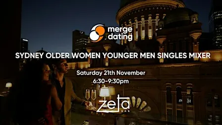 Sydney | Older Women Younger Men | Zeta Bar | Sat 21 Nov
