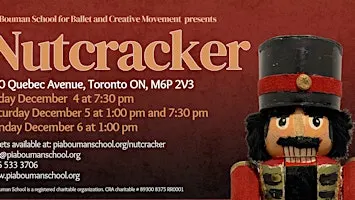 Nutcracker 2026: Saturday December 5 Matinee