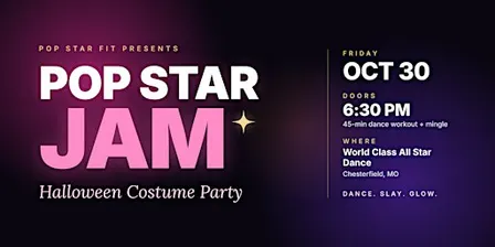 Pop Star Jam: Halloween Costume Party