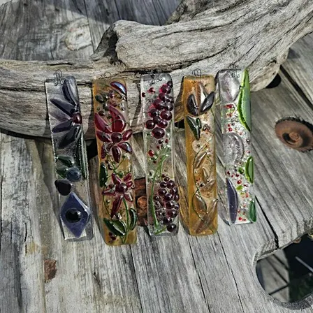 Harvest Chimes Fused Glass Windchimes