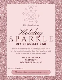 DIY Sparkler Bracelet Bar at Uva