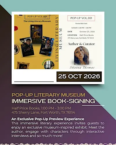 Pop-Up Literary Museum: Black Wall Street, Greenwood District Series