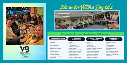 December 212-VB Referral Network's VISITORS DAY