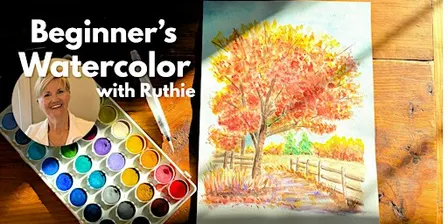 Beginners Watercolor Class with Ruthie