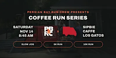 PBRC: The Coffee Run Series 5k & 10K Social Run (Sipbie Caffe)