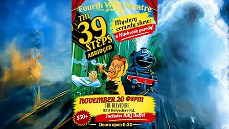 Fourth Wheel Theatre Presents The 39 Steps, a Hitchcock Parody