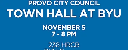 Provo City Council Town Hall at BYU