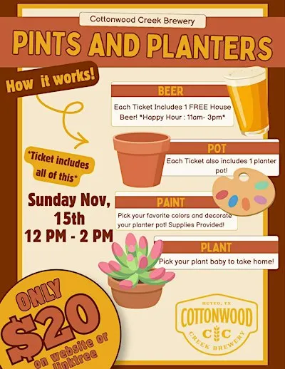 Pints and Planters!