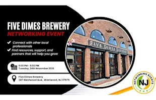 Networking at Five Dimes Brewery - November 24th, 2026