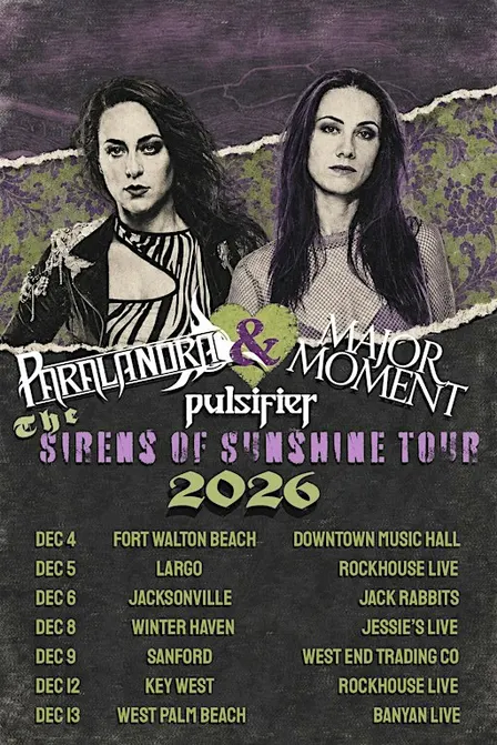 Rockhouse Live presents Paralandra, Major Moment and more